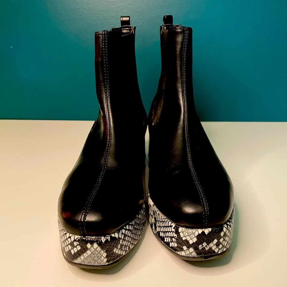 Urban Outfitters Platform Python Boots